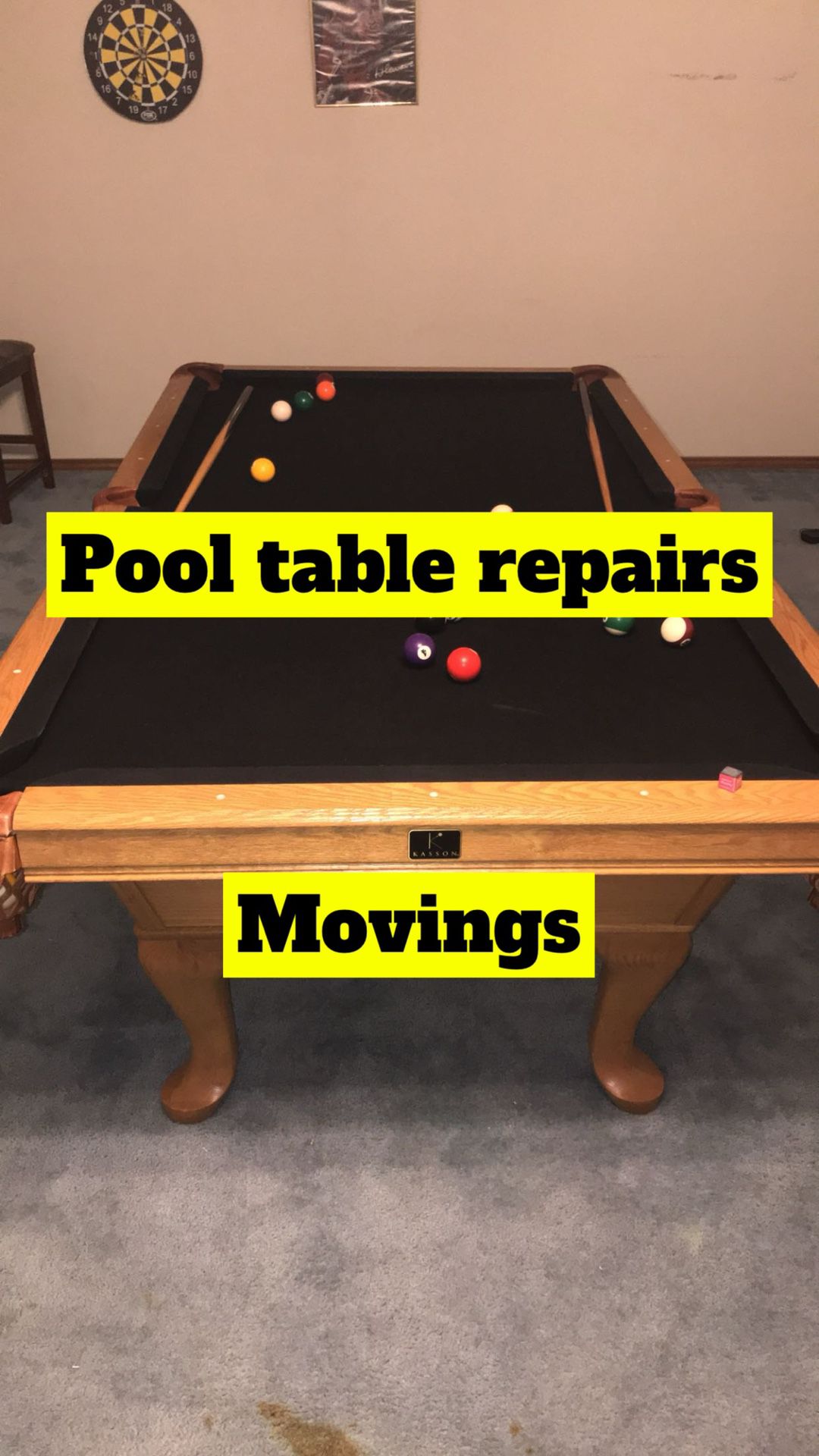 Pool Table Refelts