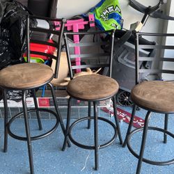 3 Barstools 