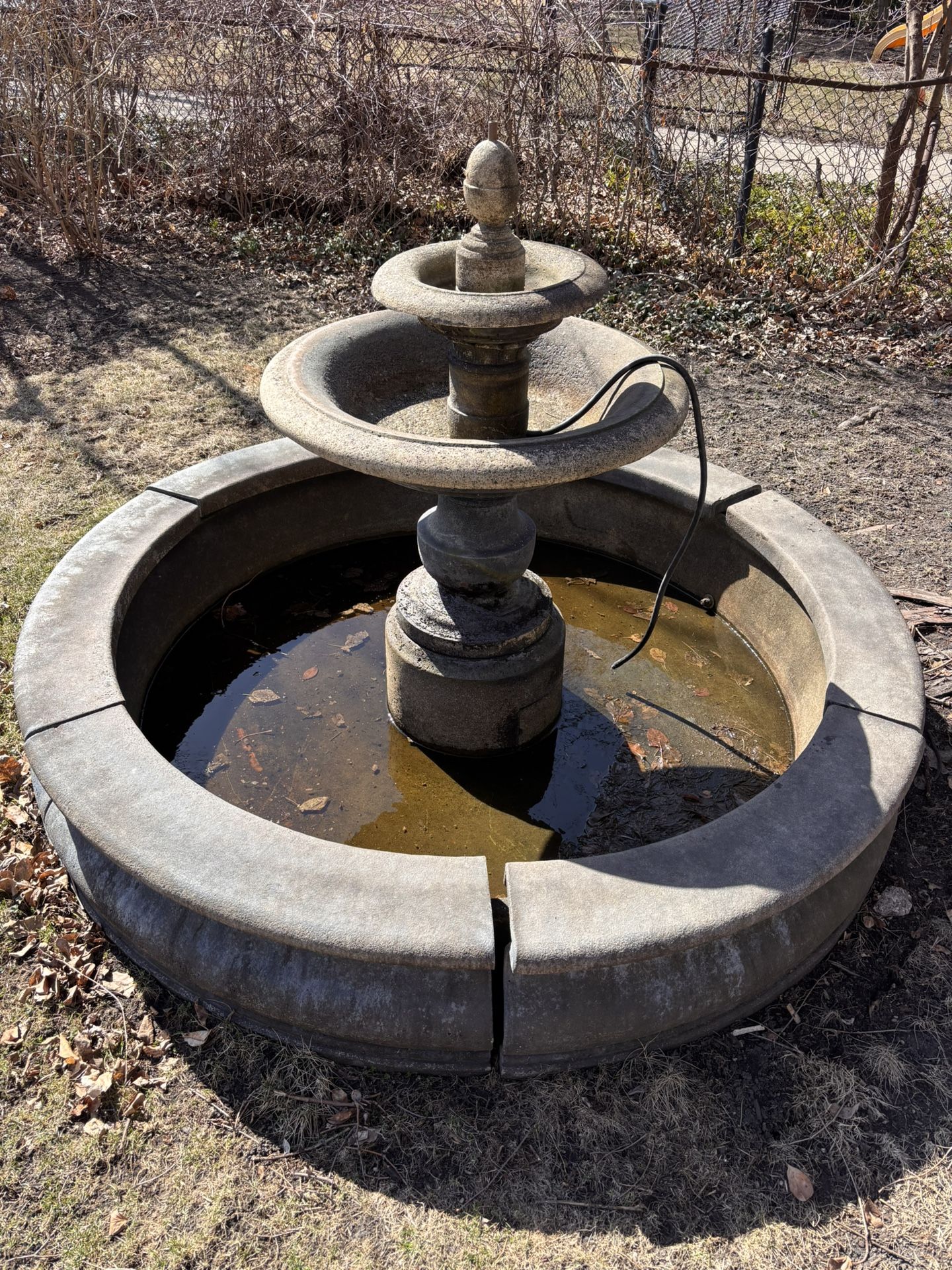 Water Fountain. Caterina Hand Crafted Weather Resistant Floor Fountain