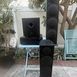 Vintage Pioneer Sound system with speakers