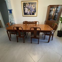 Rosewood Dinning Set. 