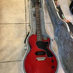 Epiphone Les Paul JR P90 (Brand New) W/ Roadrunner Hardshell Guitar Case (Mint) 