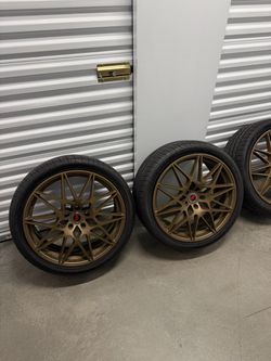20” Aftermarket Rims w/ Tires – Set of 4 – $650 OBO