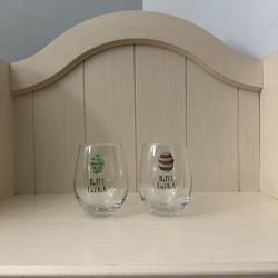Rae Dunn  Easter Stemless Wine Glass Set 🍷🍷