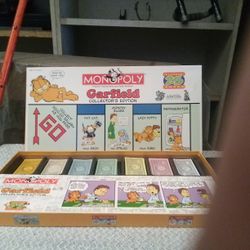 Vintage Monopoly Garfield Collector's Edition