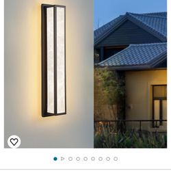 JSDKIUT Outdoor Wall Light, 18W, Modern Outdoor Lights，Exterior Light Fixture, IP65 Waterproof Wall Sconce, Suitable for Front Door，Porch，Patio，Garage