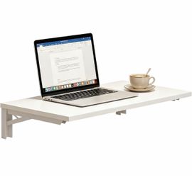 Folding wall desk