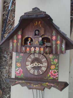 Vintage German Black Forest Cuckoo Clock