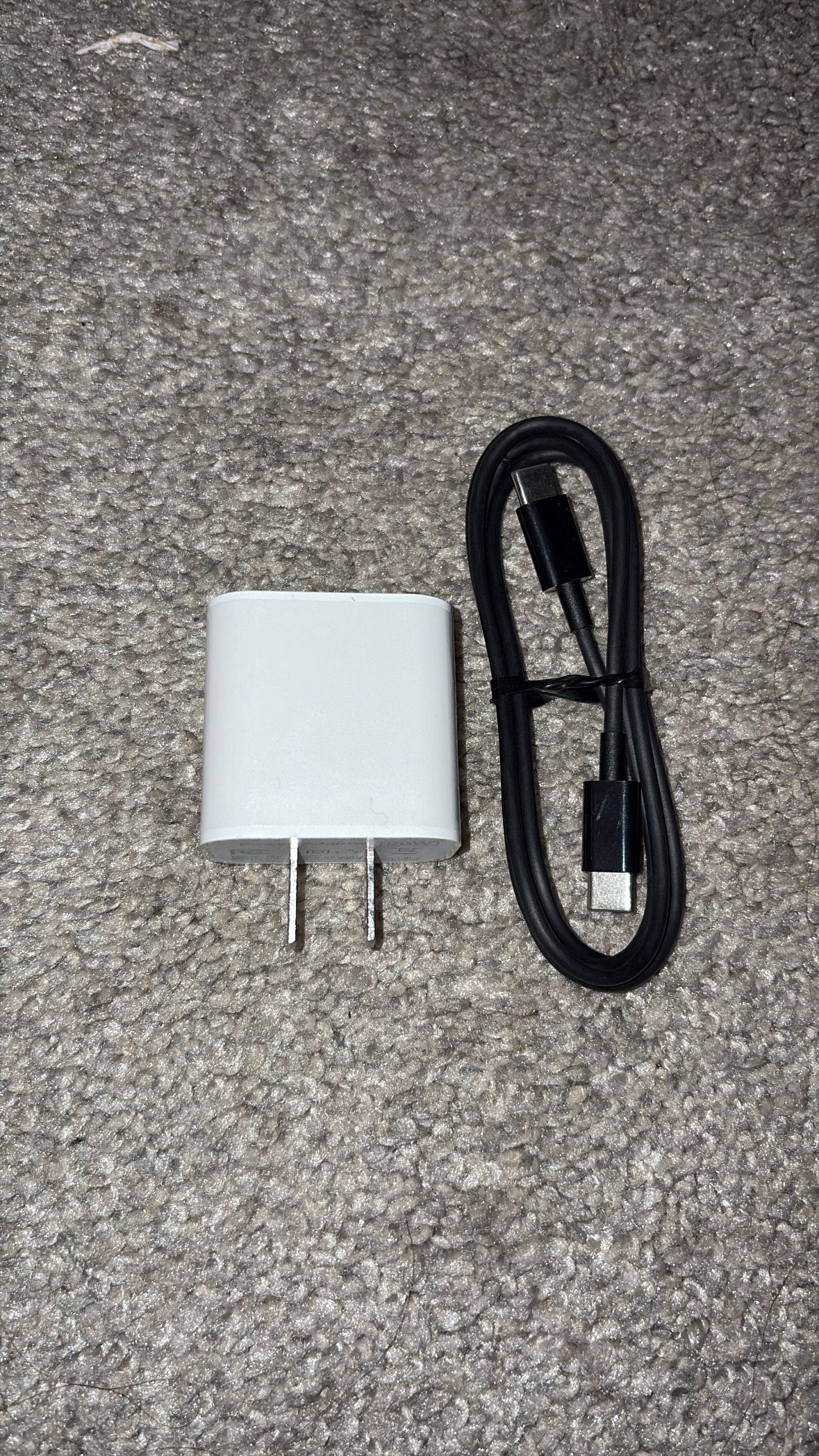 Fast USB-C Charger + Cable – 20W PD – Brand New –