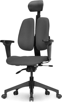 Dual-backrests] Duorest Alpha - Ergonomic Office Chair, Home