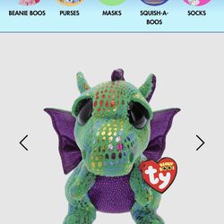 NEW TY Flying Dragon Toy Plush Stuffed Animals 