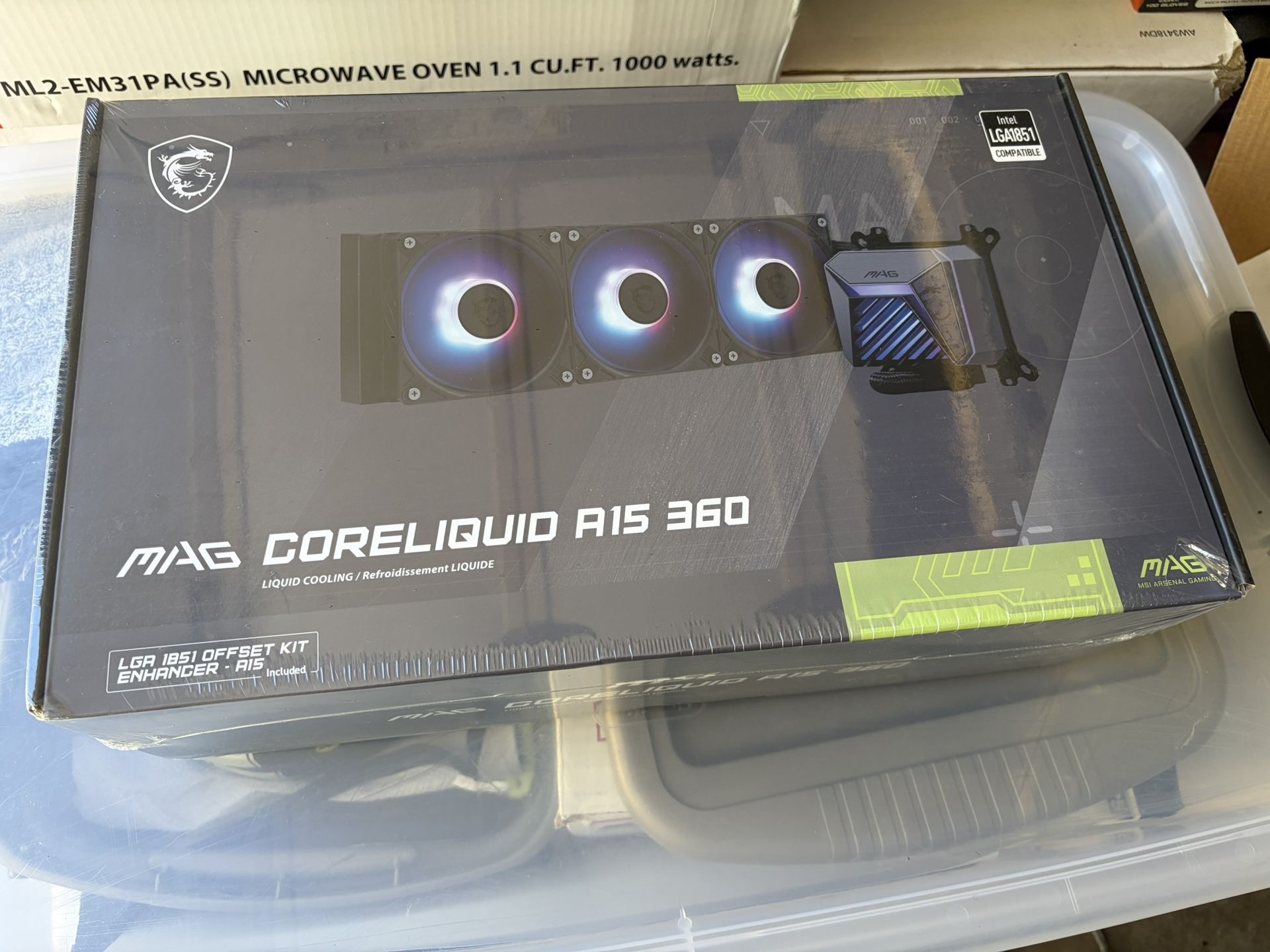 MSI MAG Coreliquid A15 360 Black- AIO ARGB