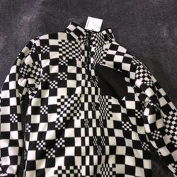 4th Dimension Fleece Black And White 
