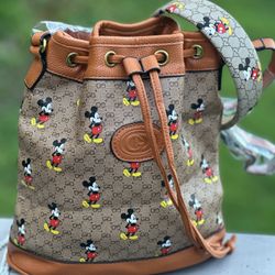 Draw String Mike mouse Bag And Headband 