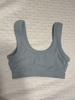 ALO Wellness Bra Blue Women’s XS Ribbed
