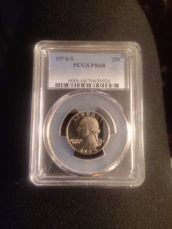 1974-S Washington Quarter PCGS PR68