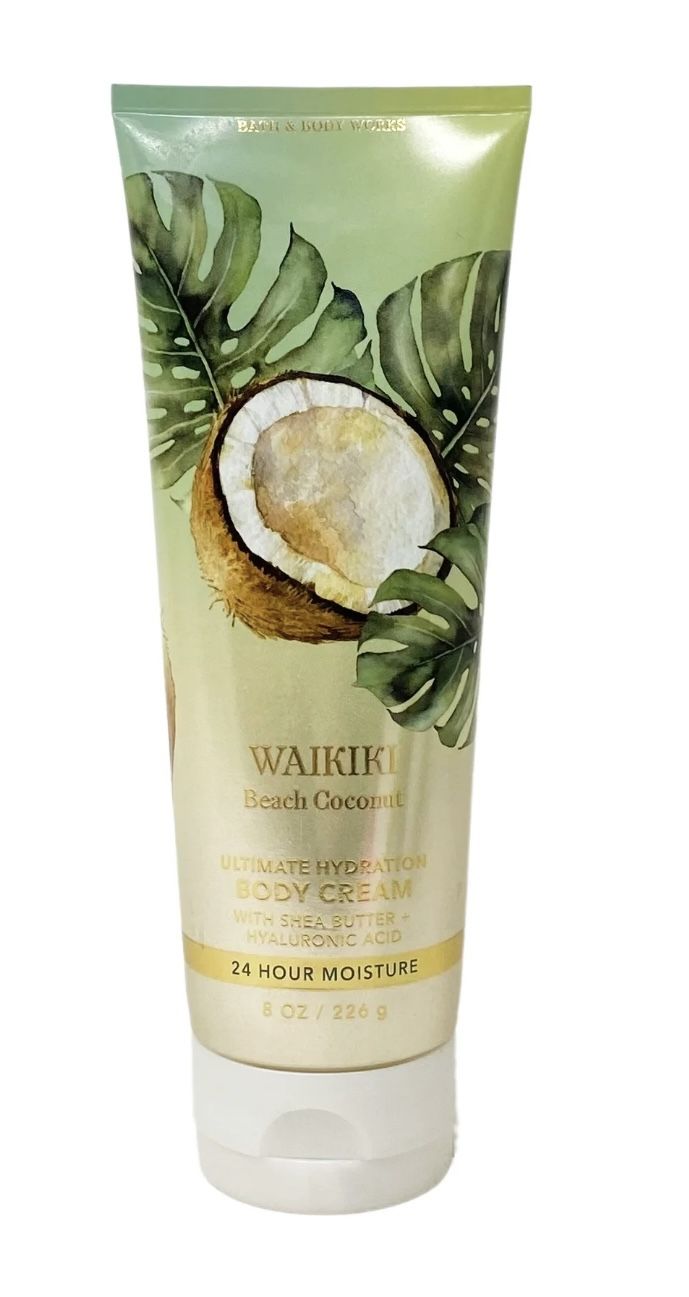 Waikiki Beach Coconut Ultimate Hydration Body Cream 8 oz.