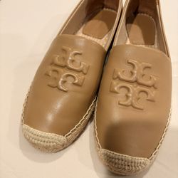 NEW TORY BURCH leanor Leather Espadrilles