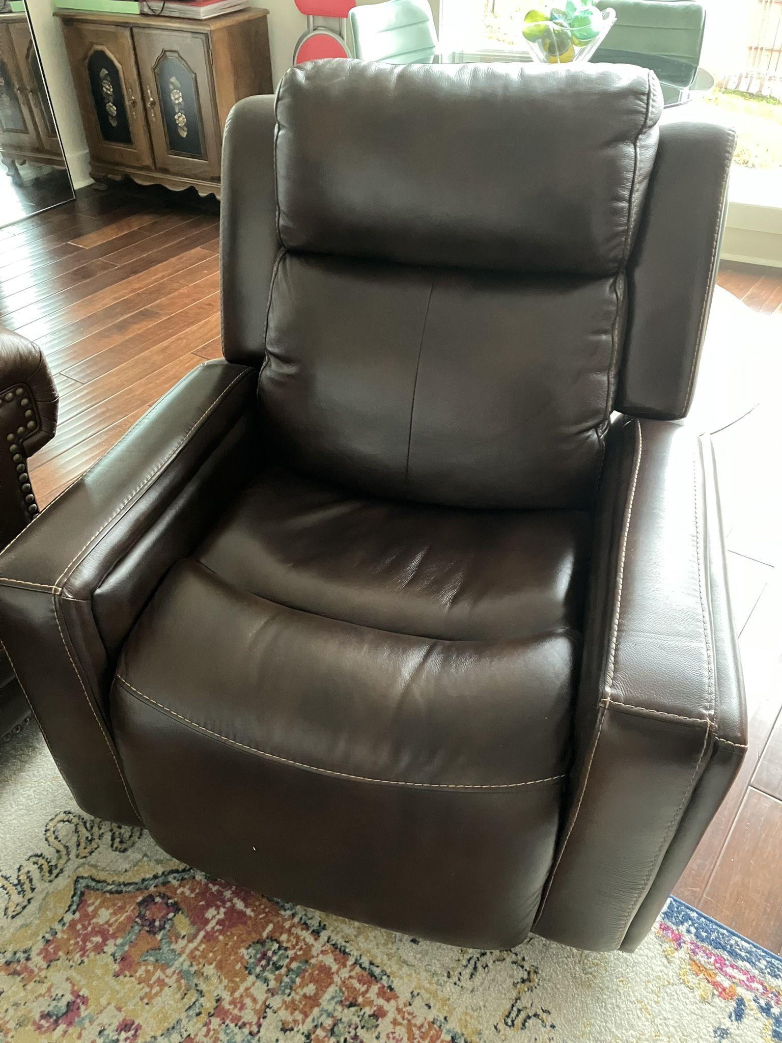 Electric Leather Recliner Chair