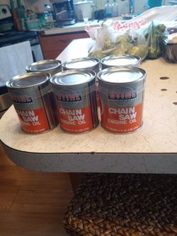 Vintage Stihl Chain Saw Oil Mix