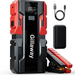 001B 3000A Car Jump Starter Battery Pack (up to 9.0L Gas and 7.0L Diesel Engine), 12V Car Battery Charger, Jump Box with USB 3.0 Power Bank