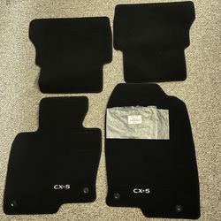MAZDA CX-5 Black Carpet All Weather Floor Mats (KJK968G20A)