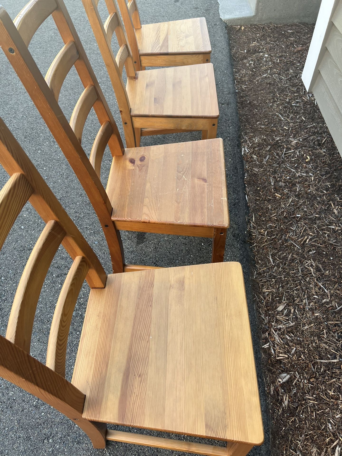 4 IKEA Kaustby Wood Chairs for Sale in Bothell, WA - OfferUp