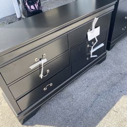 Black Dresser And Chest Brand New