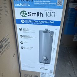 AO Smith 40 Gallon New Water Heater Rheem 40 Gallon Water Heater 