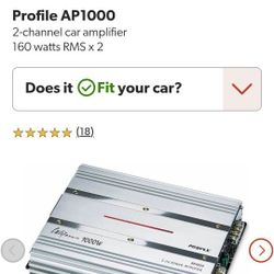 Profile Ap1000 Car Amp
