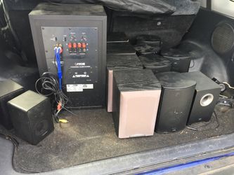 Speakers and subwoofer