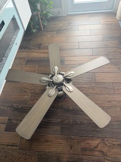 5-Blade Brushed Nickel Ceiling Fan