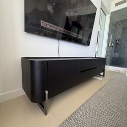 Modern Dark Wood TV Stand / Media Console