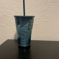 Starbucks Cup Glass Blue