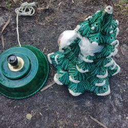 Vintage Ceramic Christmas Tree Minor Chips 