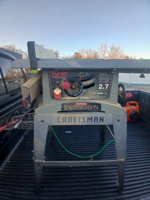 Craftsman  10 Inche Table Saw 