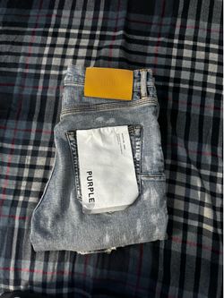 Purple jeans