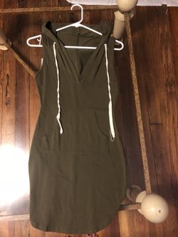 Olive green bodycon