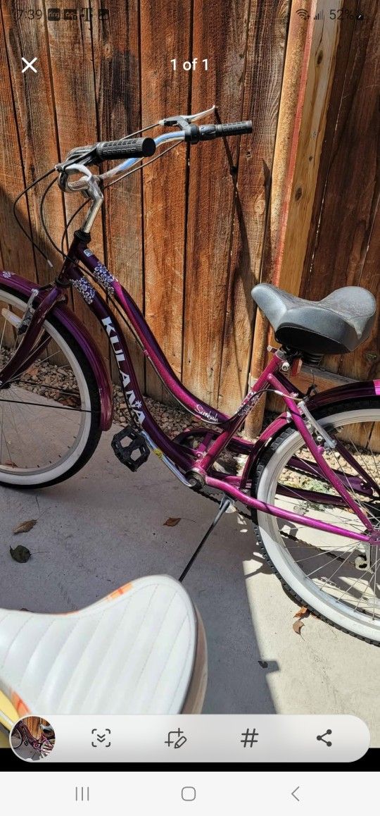 Women 26" Beach Cruiser Good Condition New Tubes