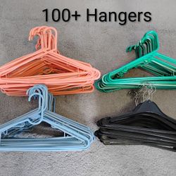 100+ Hangers - Plastic