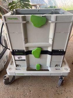 Festool CT sys with cart and custom Systainer
