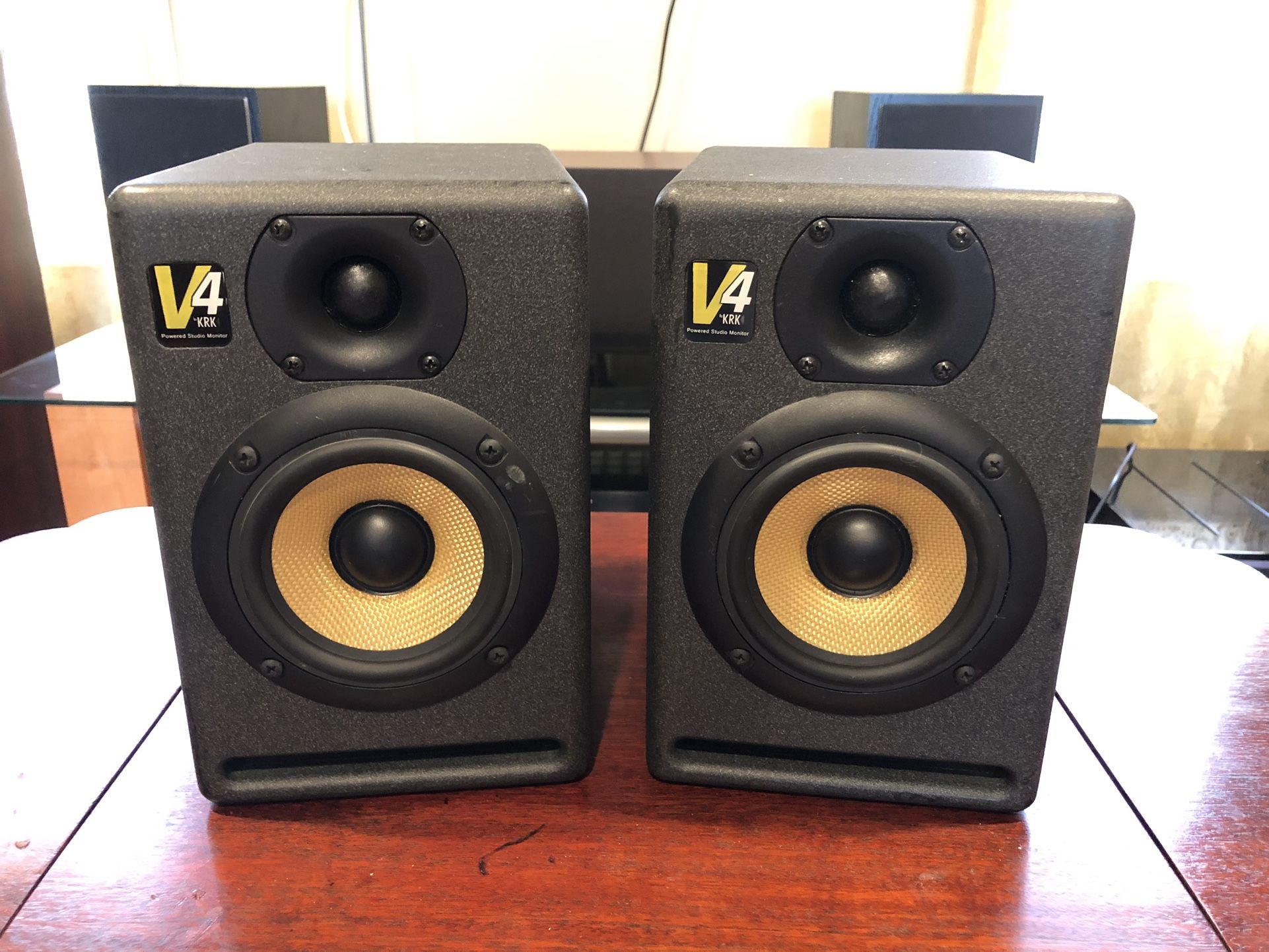 KRK V4 Powered Studio Monitor Speakers 