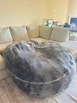 Gray Bean Bag