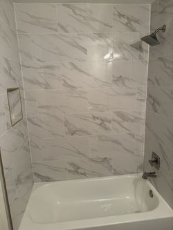 New finished tub