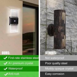 Outdoor Indoor  Bubble Wall Lights Dimming Touch Control Bubble Crystal LED Wall Light, Wall Sconces
