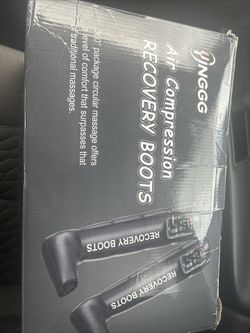 Compression Recovery Boots Large black