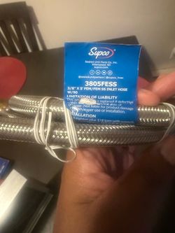 supco 3805FESS steel machine washing hoes