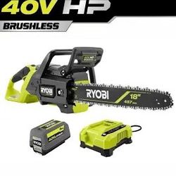 40 Volt Ryobi Chainsaw