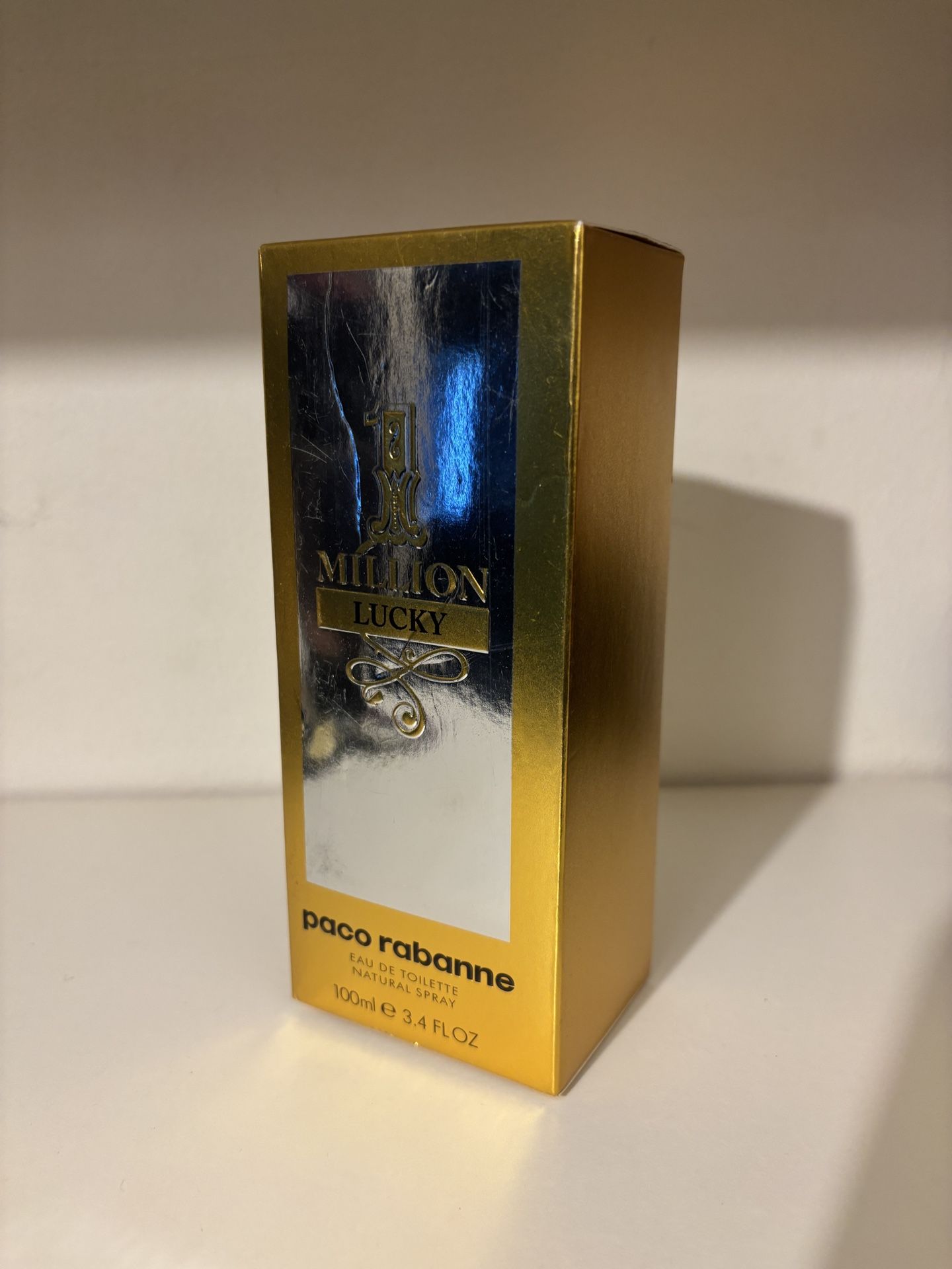 1 Million Lucky paco rabanne EAU DE TOILETTE NATURAL SPRAY 100ml e 3.4 FLOZ