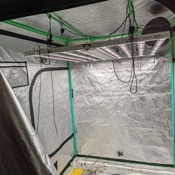 2 HYDROPONIC GROW TENTS AND LIGHTS